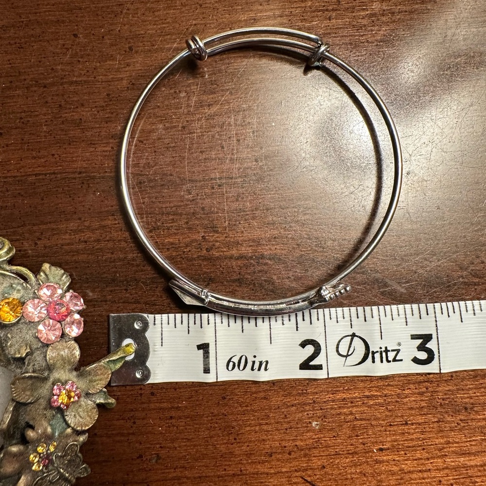 Silver Plated Bangle Bracelet